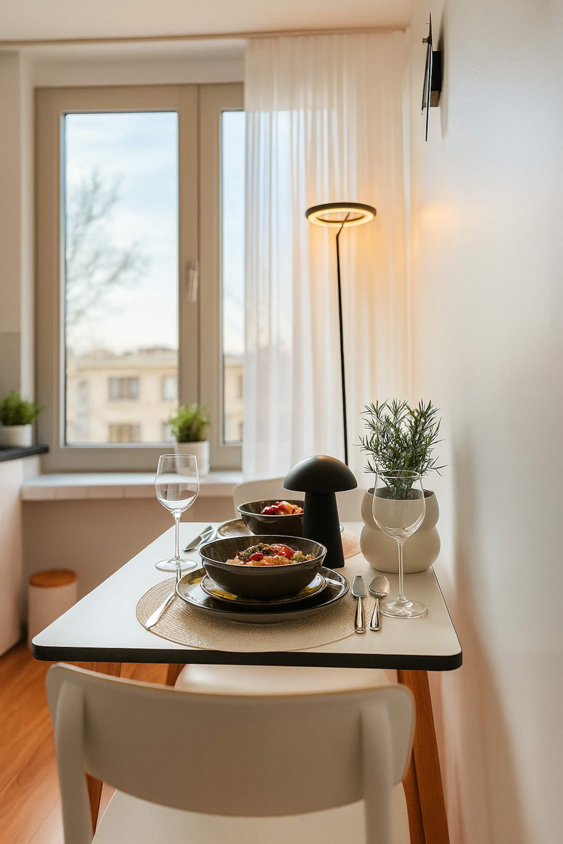 Small table by the window
